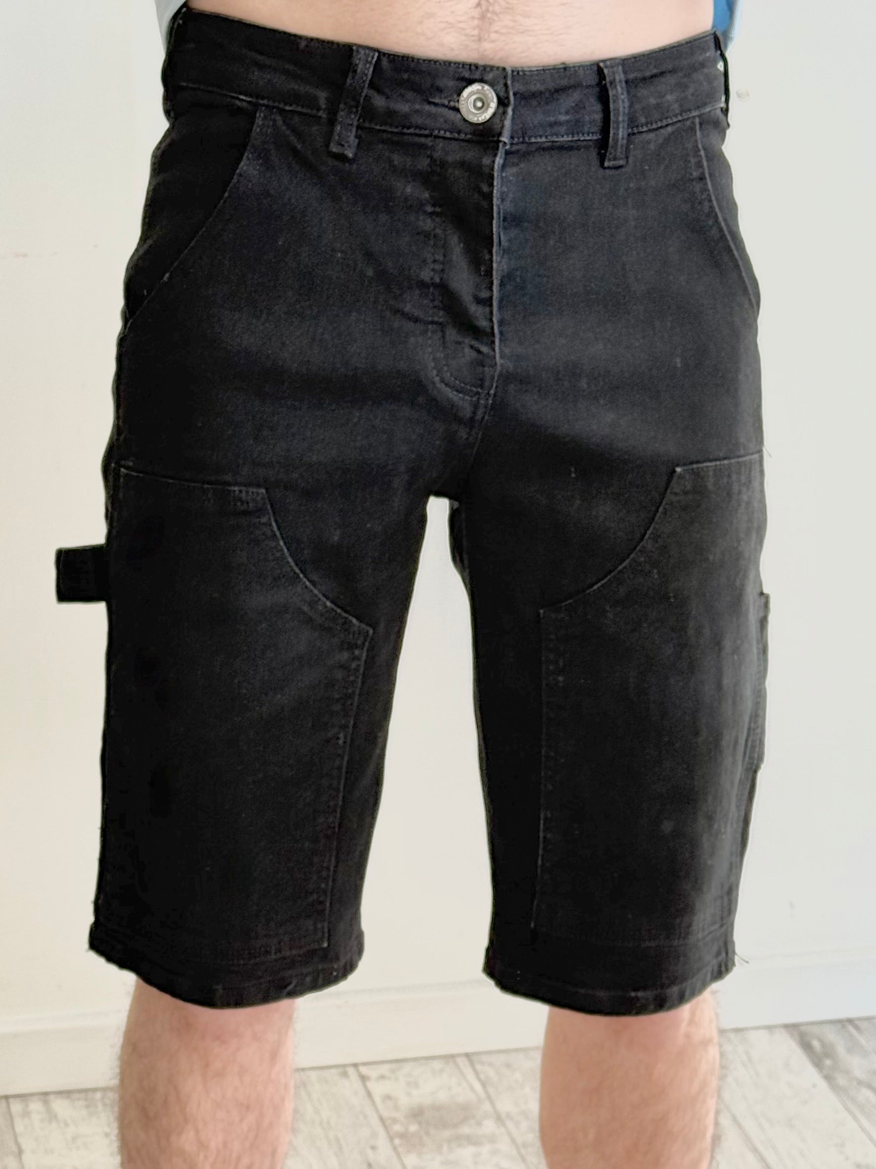 Short cargo en jeans