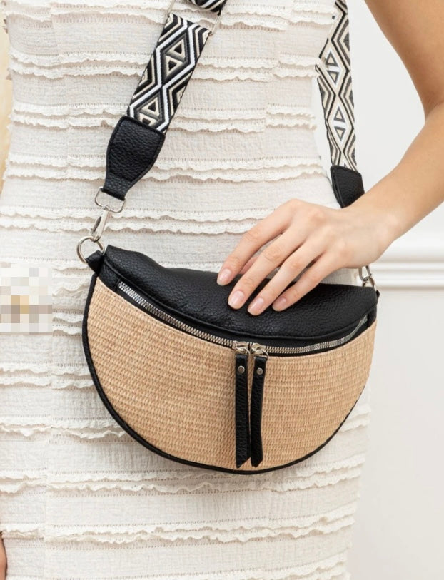 Sac banane tressé