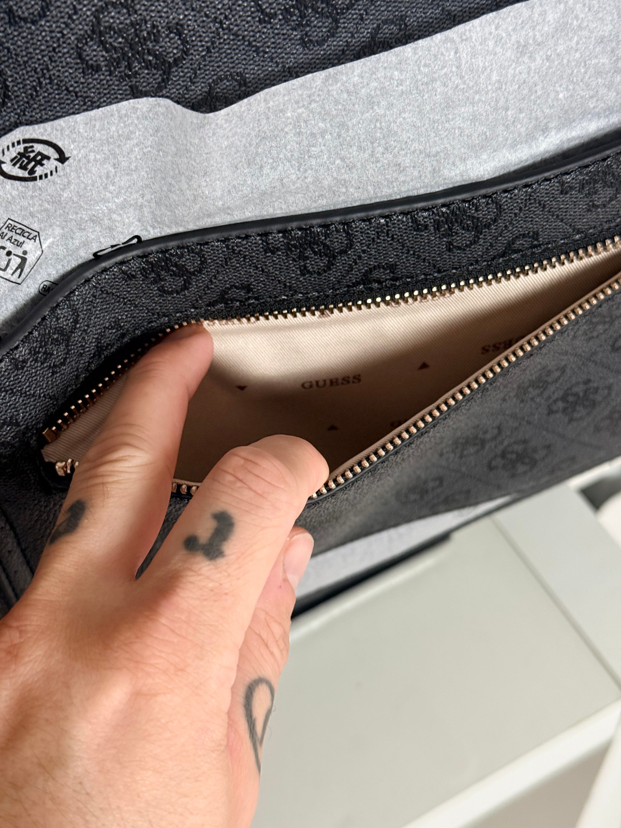 Sac Cabas Guess Power Play 4G Noir