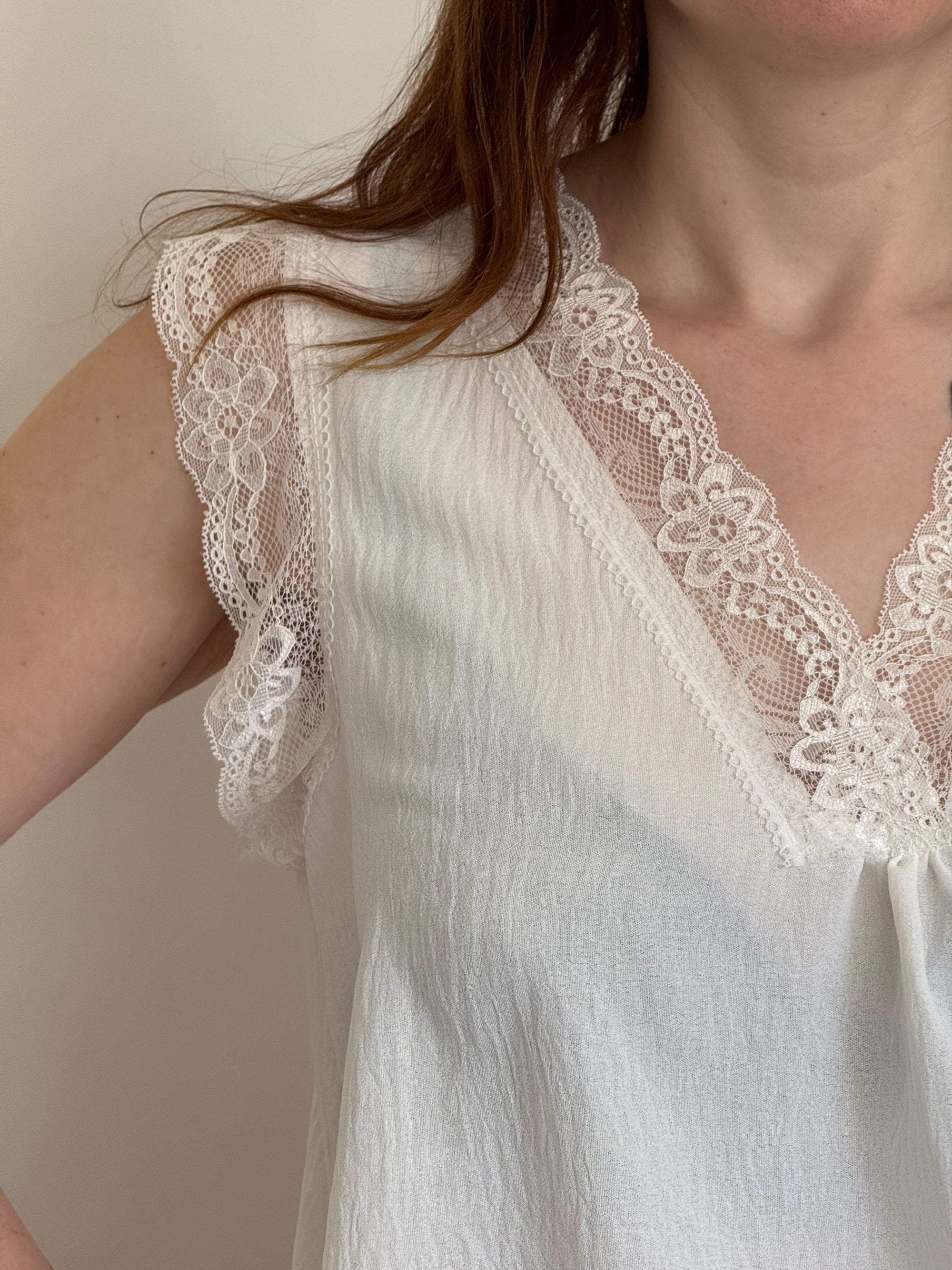 Débardeur dentelle