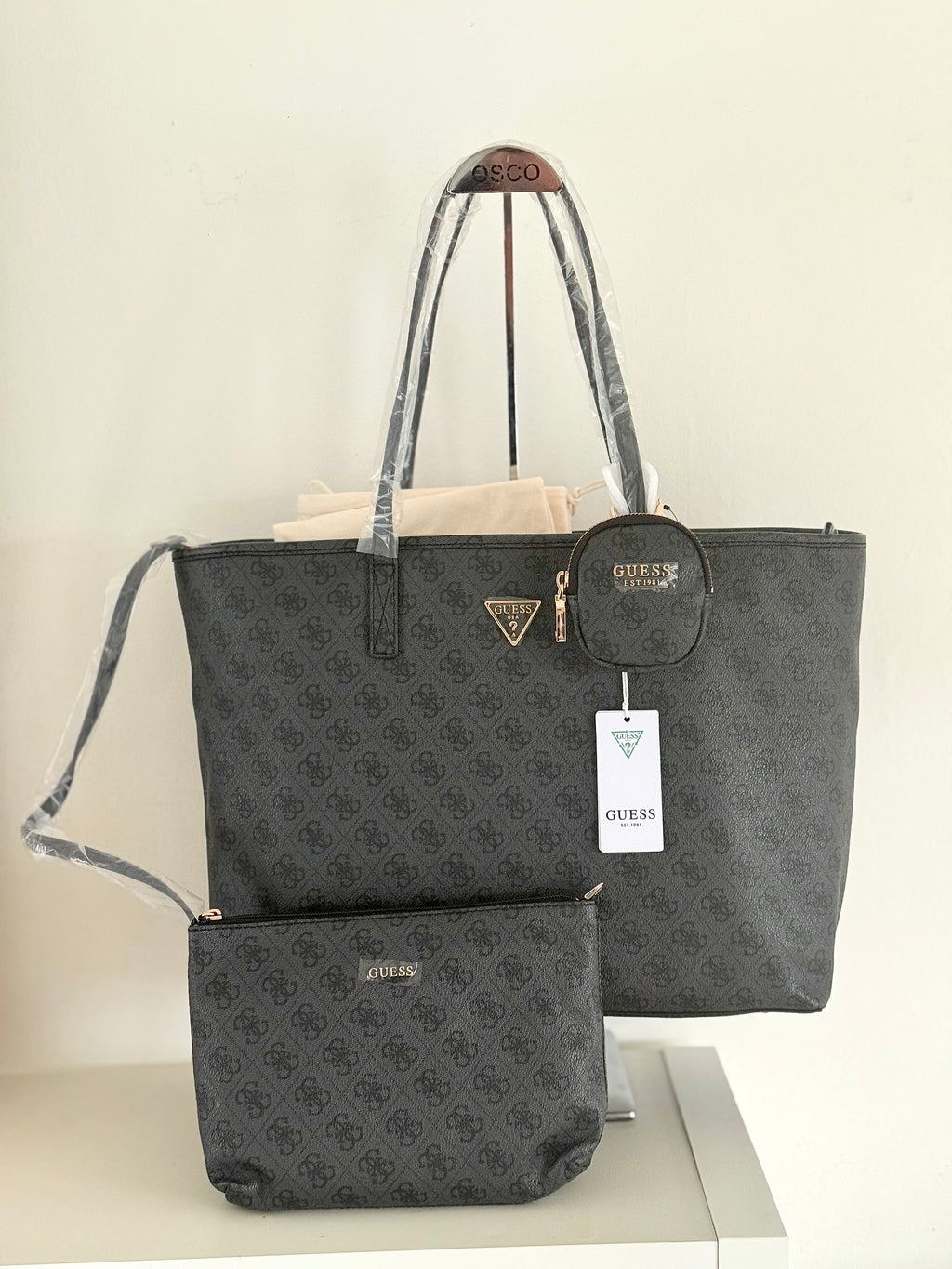 Sac Cabas Guess Power Play 4G Noir