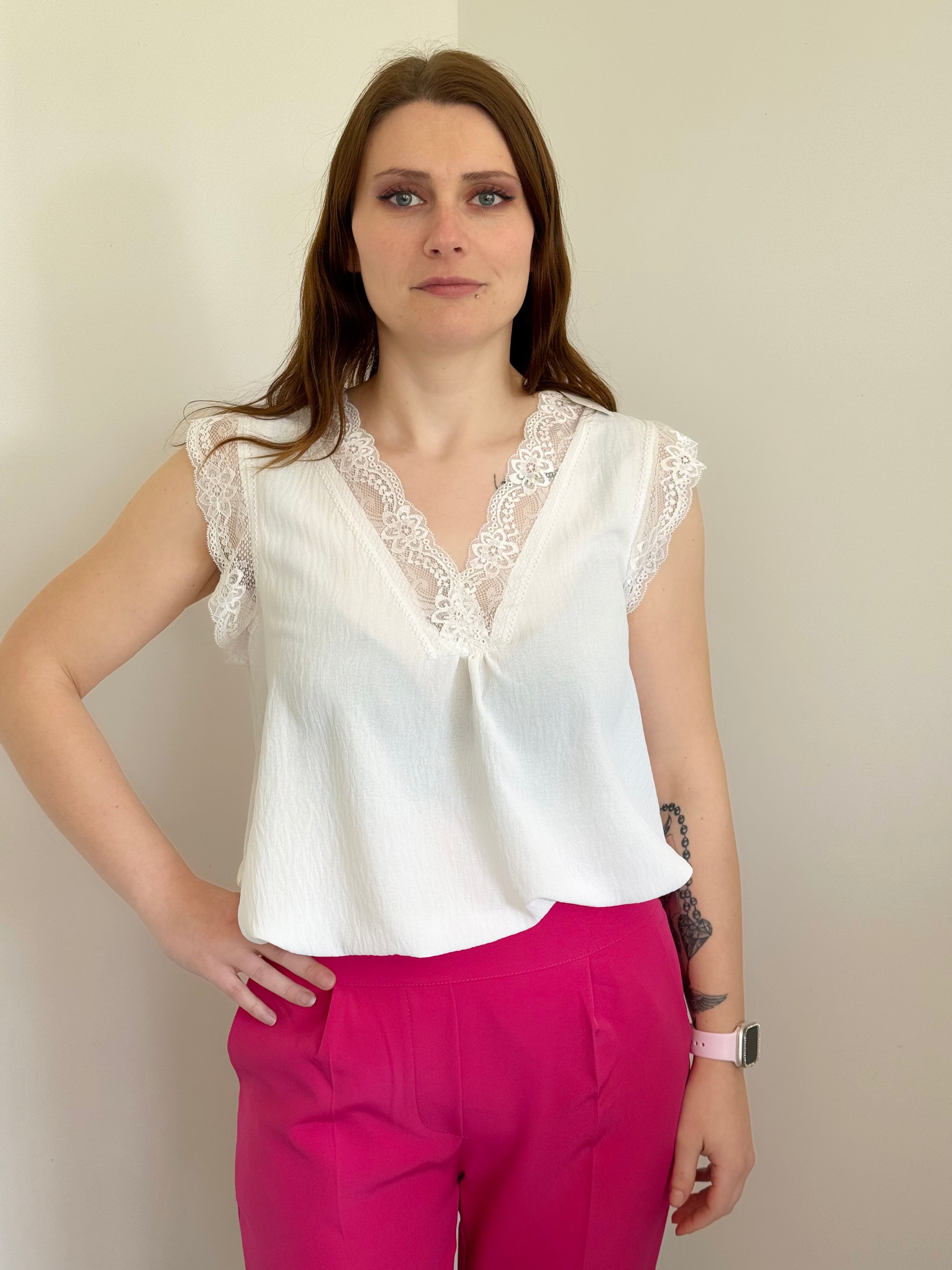 Débardeur dentelle